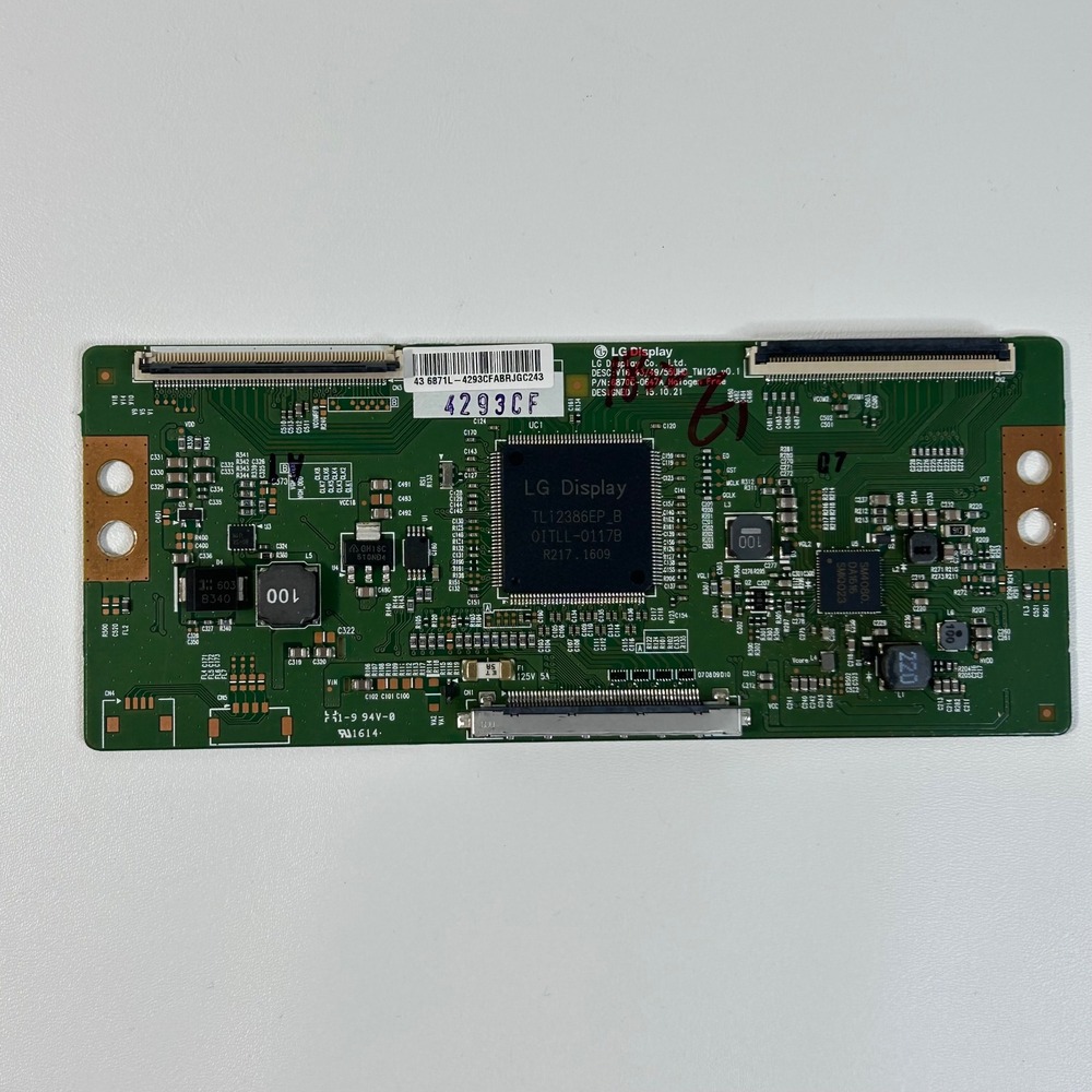 LG Display T-Con Board 6870C-0647A V16‎ 43/49/55UHD TM120 v0.1 TV Part